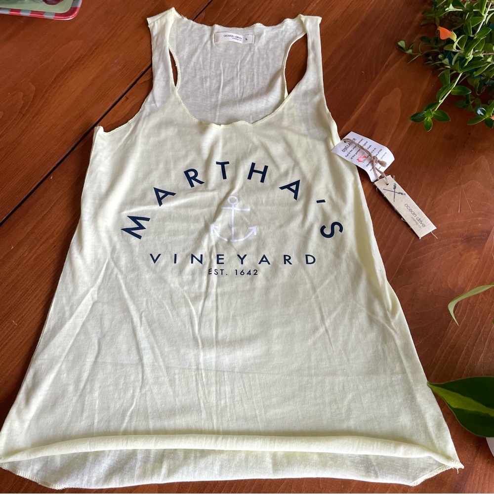 NWT Martha's Vineyard Ocean Drive Tank - Size L